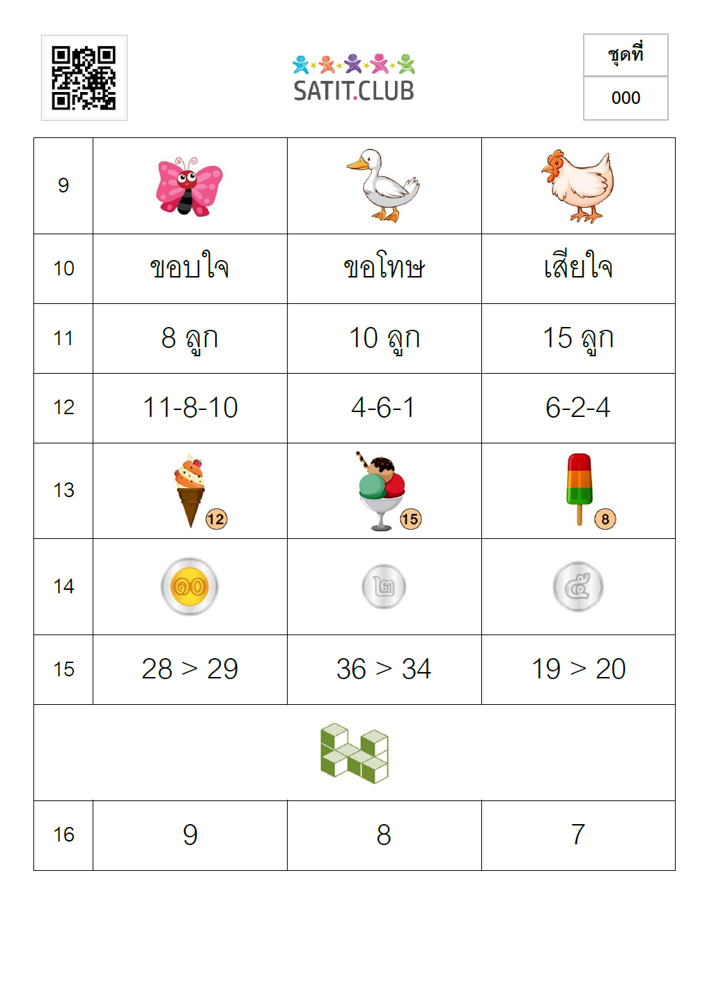 ตัวอย่างข้อสอบสาธิต 5