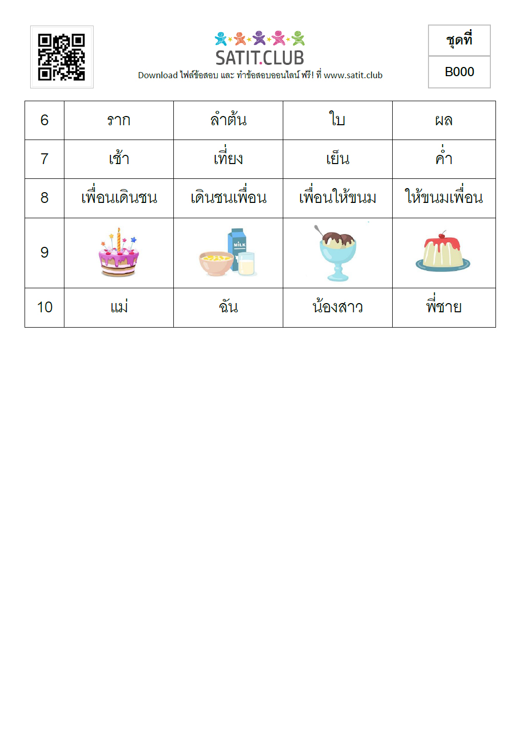 ตัวอย่างแนวข้อสอบสาธิต 7